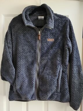 Columbia Women's Dark Charcoal Sherpa Zip Jacket
